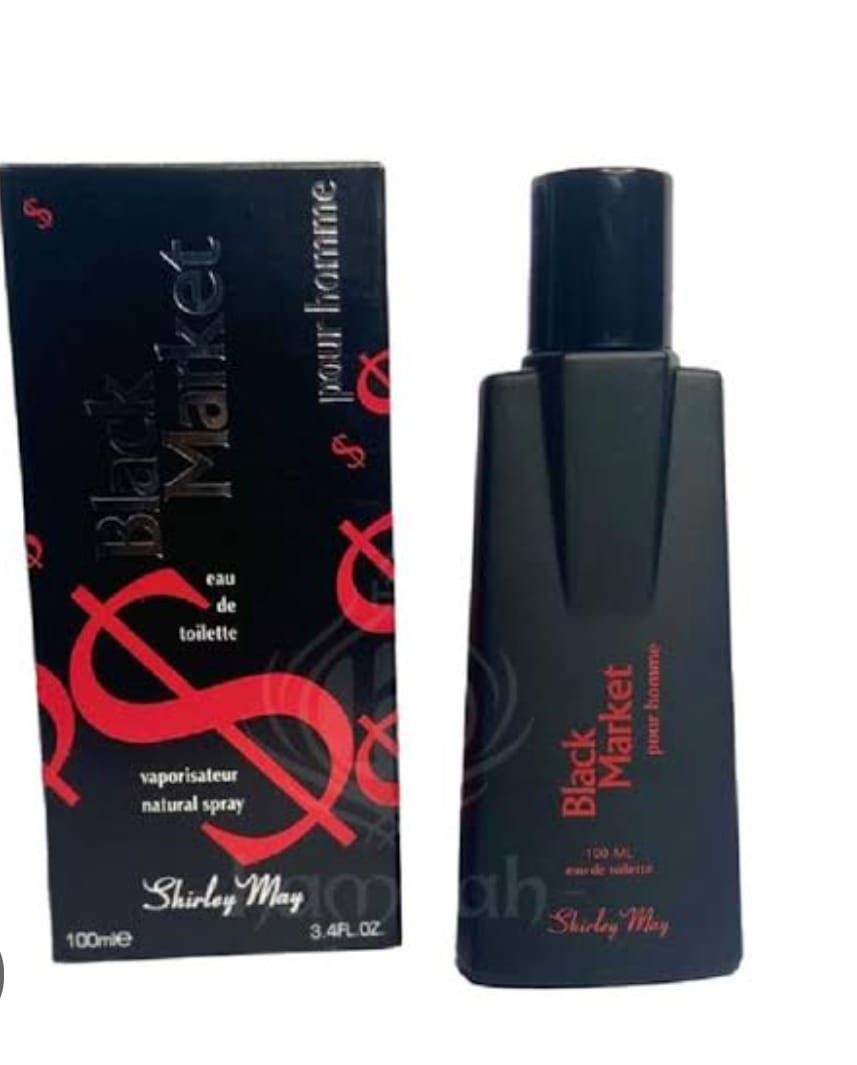 Shirley May Black Market Perfume Long Lasting Fragrance For Men 100ml