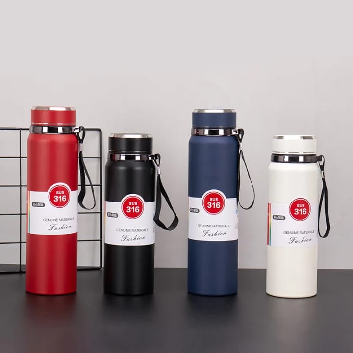 Vacuum Flask Thermos Bottle Stainless Steel Double Wall Tumbler Sports Coffee Mug Leakproof Insulated Drinkware 800ml (Random Color) - Image 4