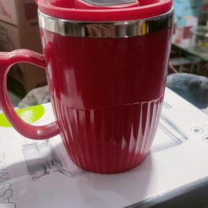 Premium Red Color Stainless Steel Inner Insulated Mug – Hot & Cold Coffee/Tea Travel Mug