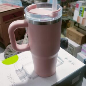 Premium Trending Pink color Stainless Steel Inner Insulated Mug – Hot & Cold Coffee/Tea Travel Mug with Lid